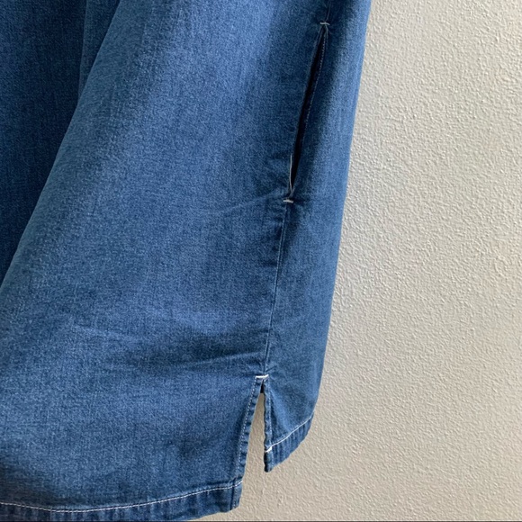 American Apparel • Short Sleeve Jean Dress - Picture 6 of 6